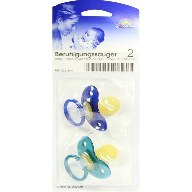 BERUHIGUNGSSAUGER Kirsche Lat.6-18 M.blau/petrol