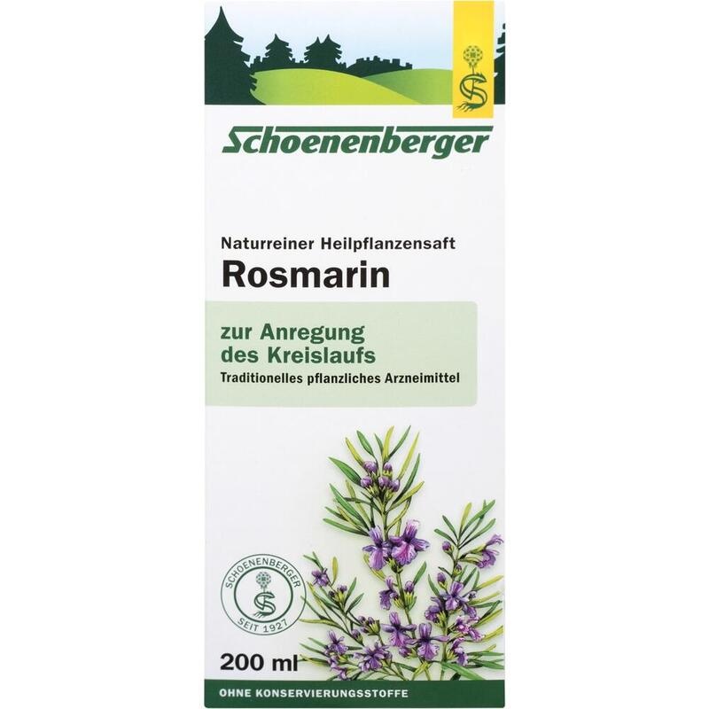 ROSMARIN HEILPFLANZENSÄFTE Schoenenberger