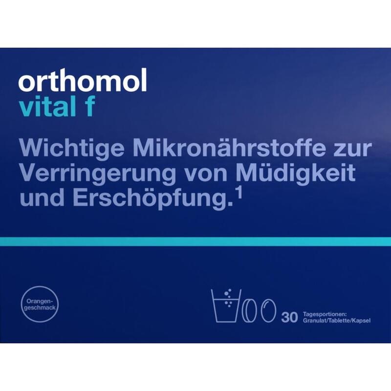 ORTHOMOL Vital F Granulat/Kap./Tabl.Kombip.30 Tage