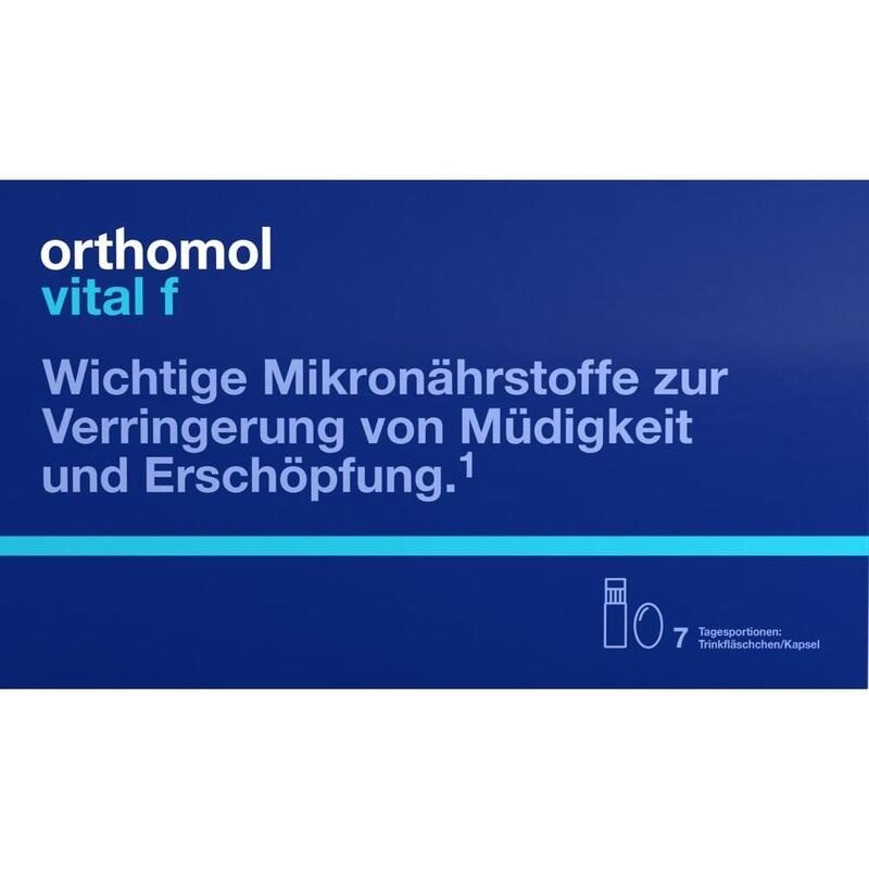 ORTHOMOL Vital F Trinkfläschchen/Kaps.Kombipack.