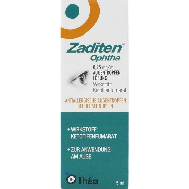 ZADITEN ophtha 0,25 mg/ml Augentropfen
