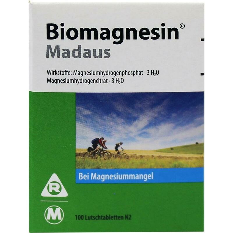 BIOMAGNESIN Madaus Lutschtabletten