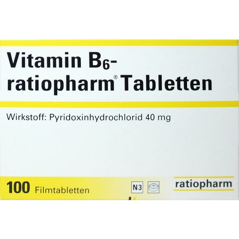 VITAMIN B6-RATIOPHARM 40 mg Filmtabletten