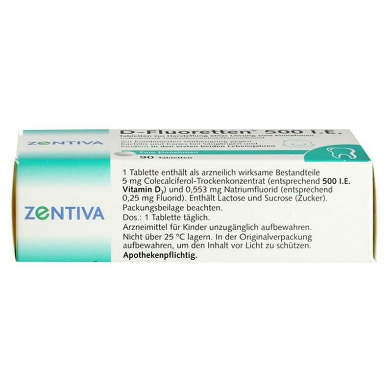 D FLUORETTEN 500 Tabletten