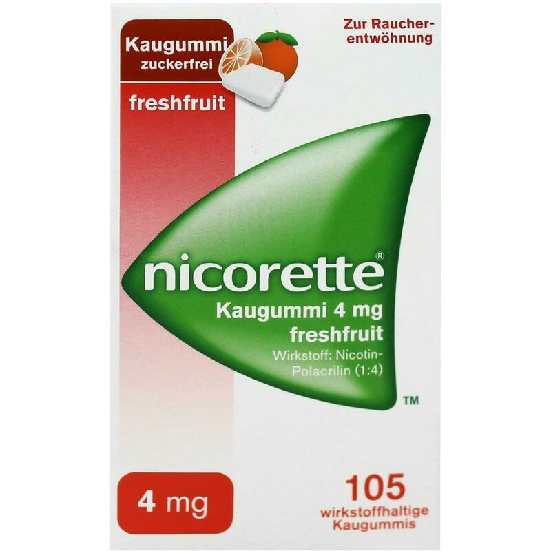 NICORETTE Kaugummi 4 mg freshfruit