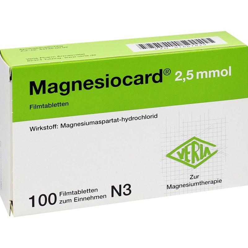 MAGNESIOCARD 2,5 mmol Filmtabletten