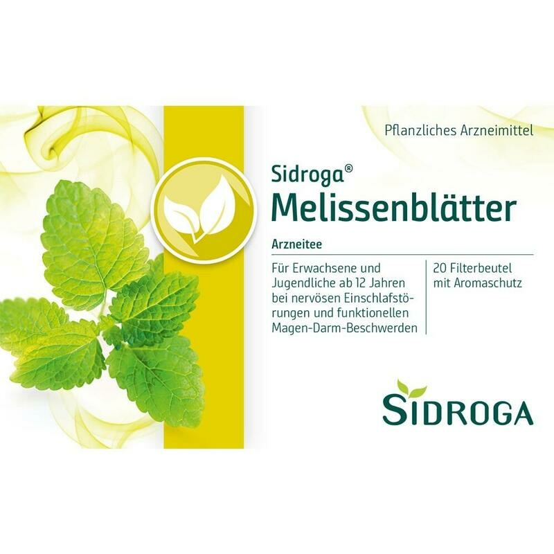 SIDROGA Melissenblätter Tee Filterbeutel