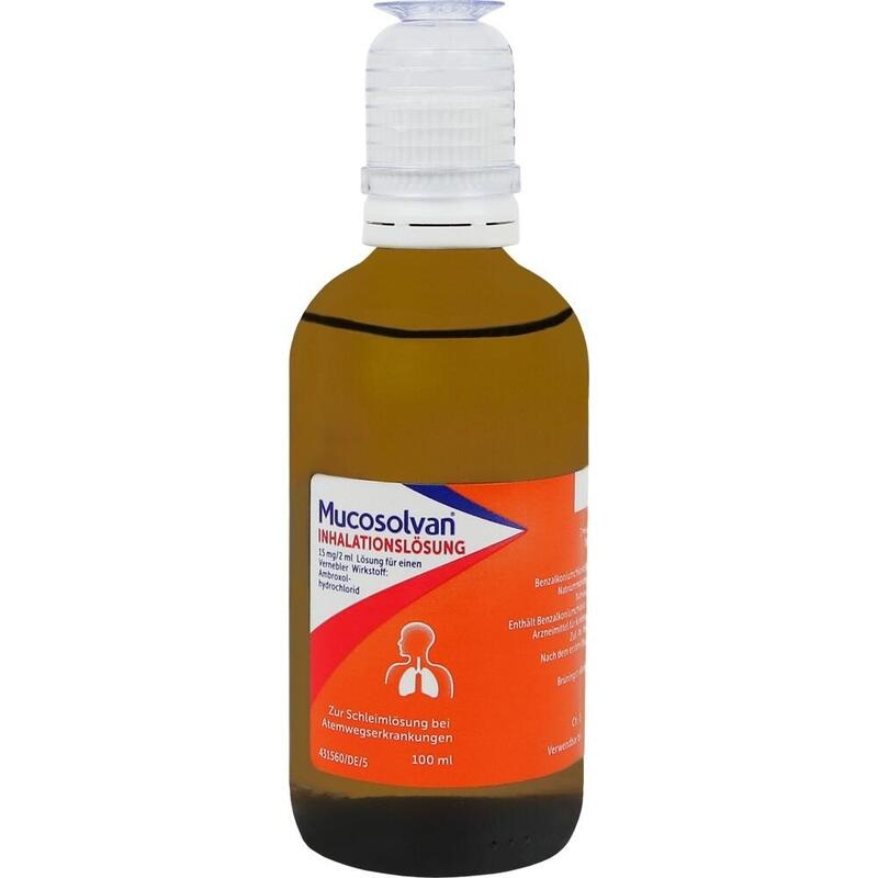 MUCOSOLVAN Inhalationslösung 15 mg Lsg.f.Vernebler