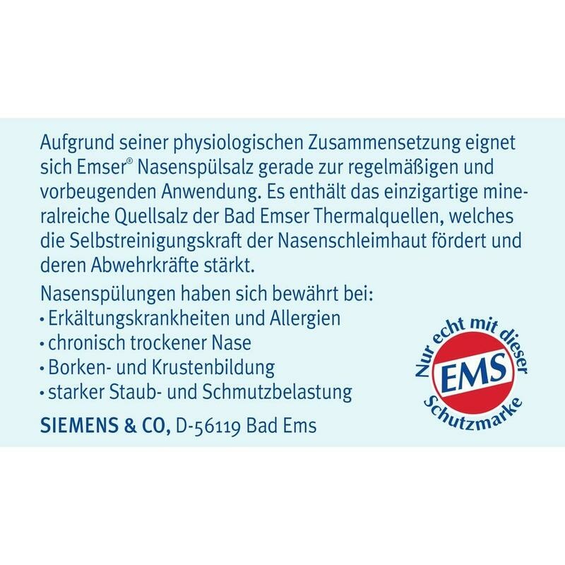 EMSER Nasenspülsalz physiologisch Btl.
