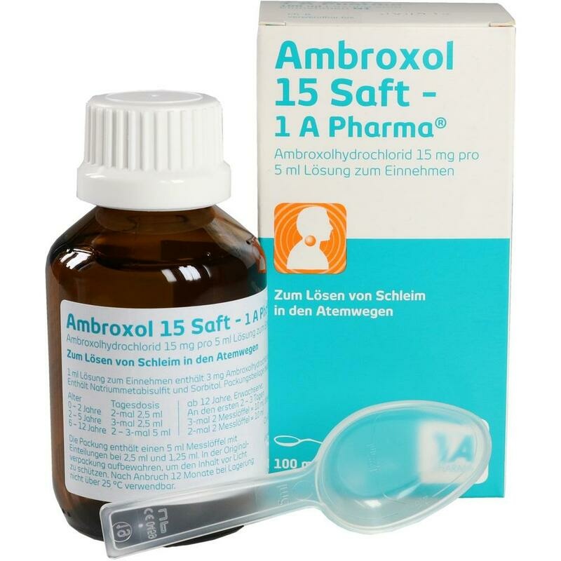 AMBROXOL 15 Saft-1A Pharma