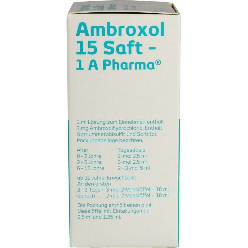 AMBROXOL 15 Saft-1A Pharma