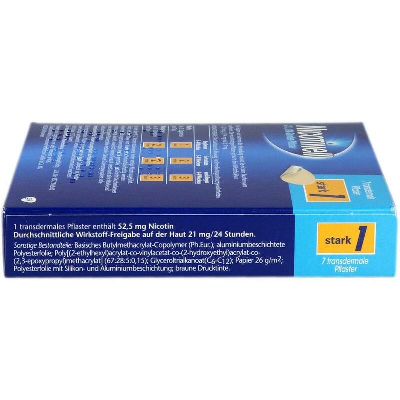 NICOTINELL 21 mg/24-Stunden-Pflaster 52,5mg
