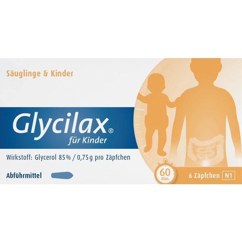 GLYCILAX Suppositorien für Kinder