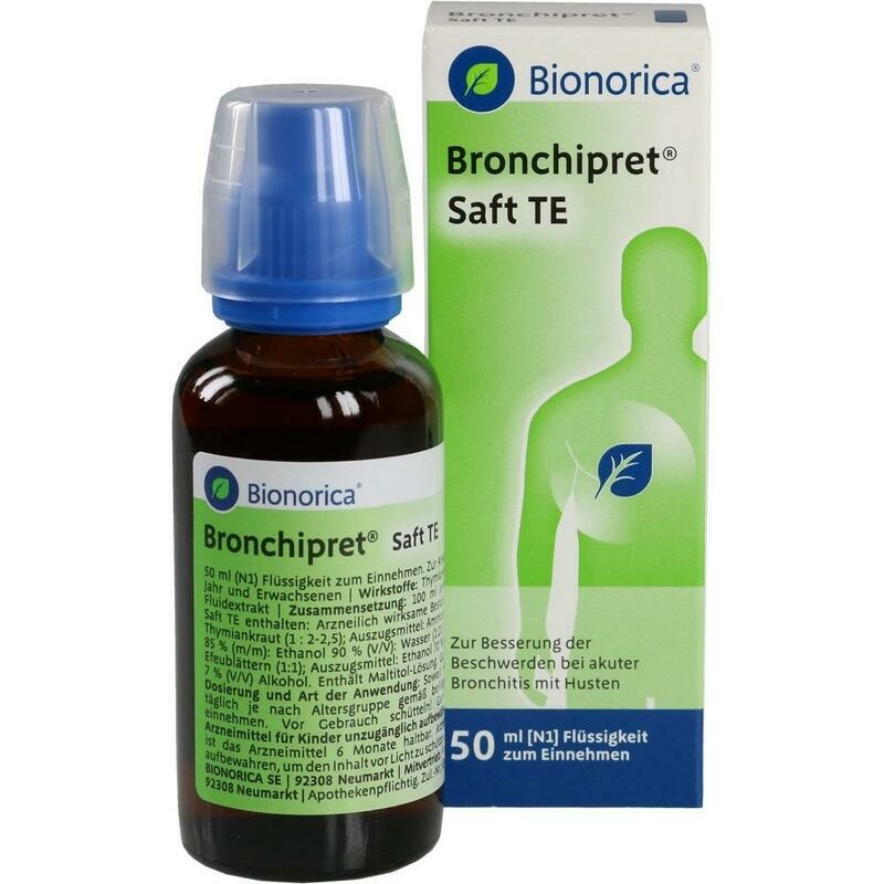 BRONCHIPRET Saft TE