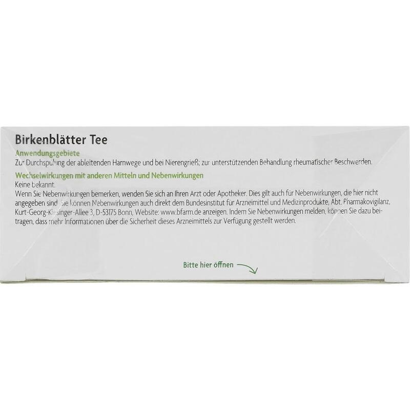 BIRKENBLÄTTER Arzneitee Betulae folium Bio Salus