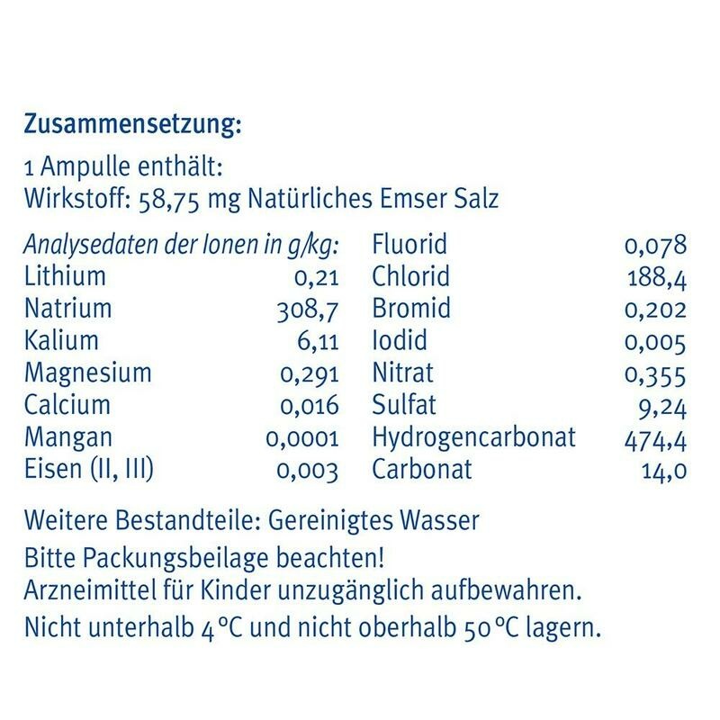 EMSER Sole Inhalat Lösung f.e.Vernebler