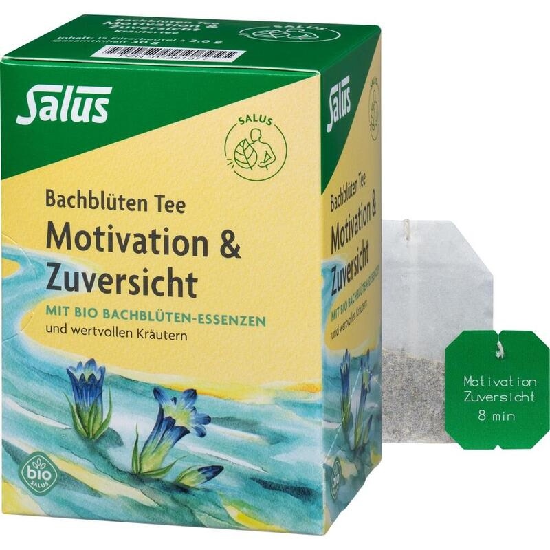 BACHBLÜTEN TEE Motivation&Zuversicht Bio Salus Fbt