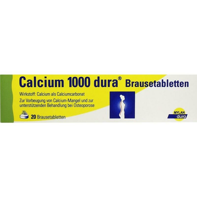 CALCIUM 1000 dura Brausetabletten