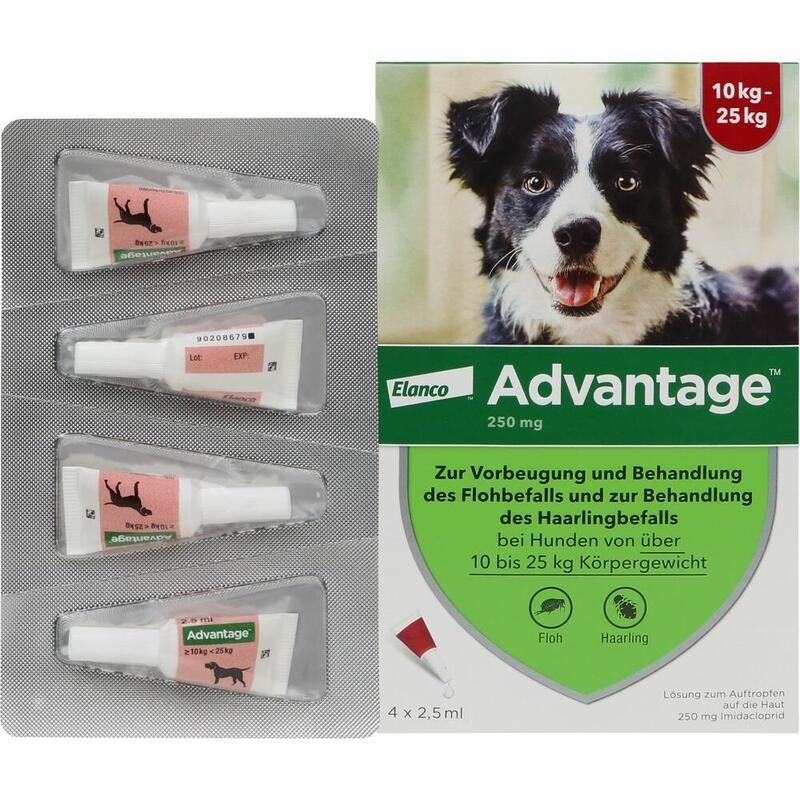 ADVANTAGE 250 Lösung f.Hunde 10-25 kg