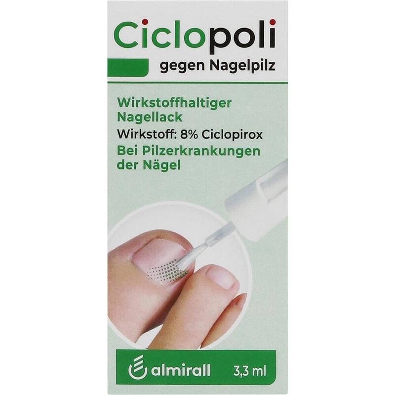 CICLOPOLI gegen Nagelpilz wirkstoffhalt.Nagellack