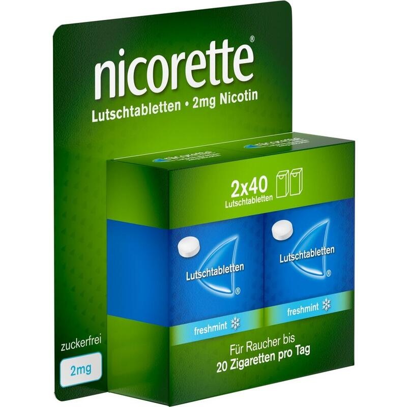NICORETTE freshmint 2 mg Lutschtabletten gepresst