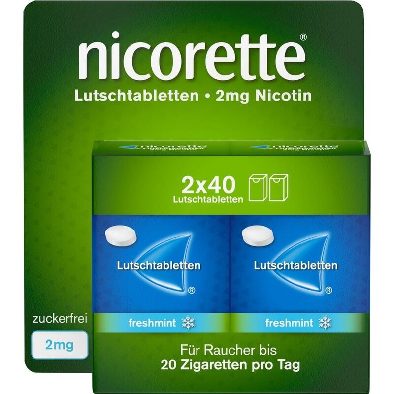 NICORETTE freshmint 2 mg Lutschtabletten gepresst