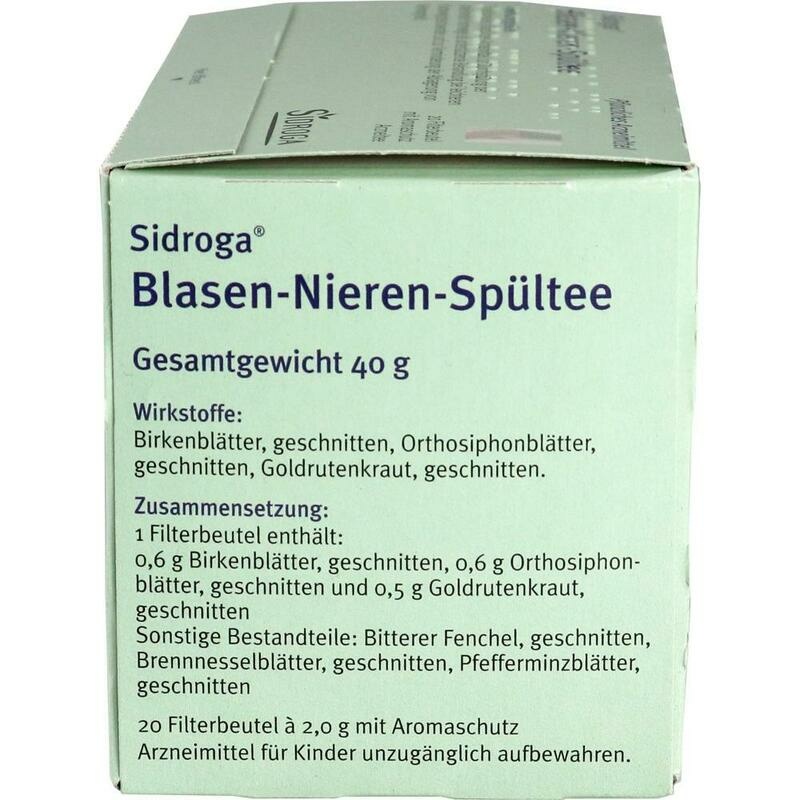 SIDROGA Blasen-Nieren-Spültee Filterbeutel