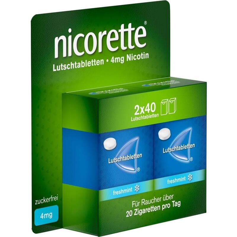 NICORETTE freshmint 4 mg Lutschtabletten gepresst