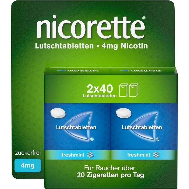 NICORETTE freshmint 4 mg Lutschtabletten gepresst