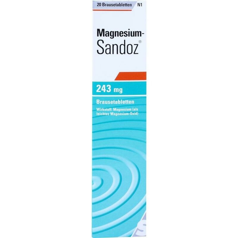 MAGNESIUM SANDOZ 243 mg Brausetabletten