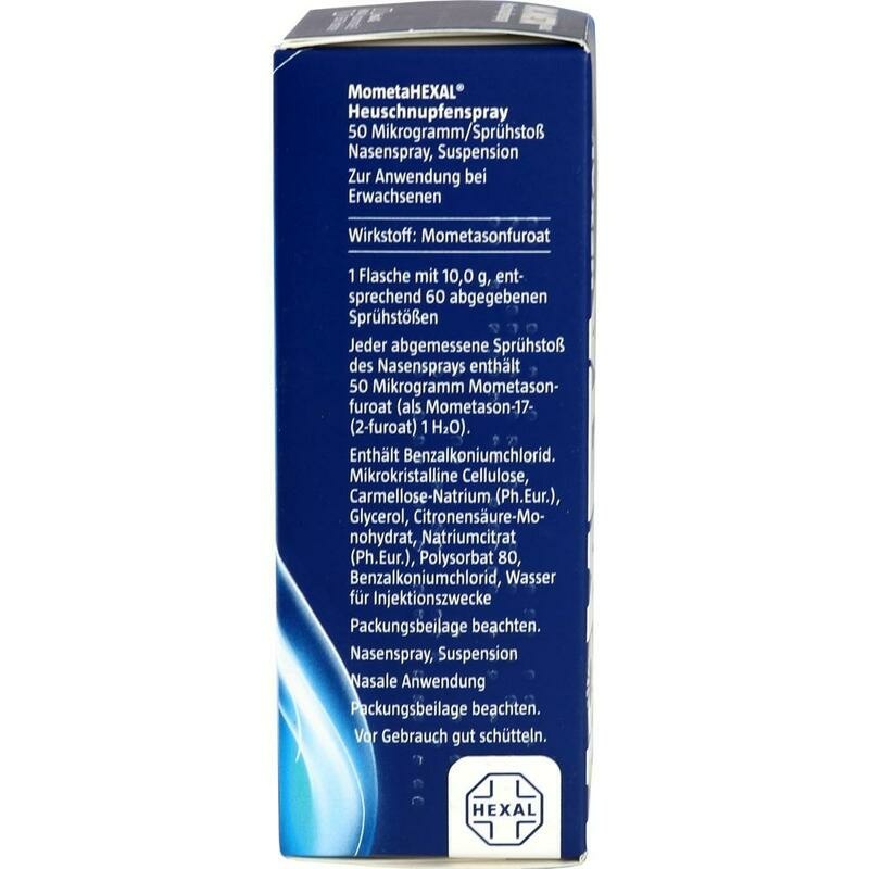 MOMETAHEXAL Heuschnupfenspray 50μg/Spr.60 Spr.St.