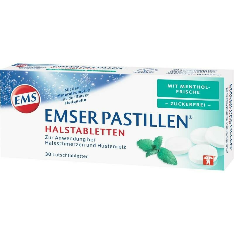 EMSER Pastillen mit Mentholfrische zuckerfrei