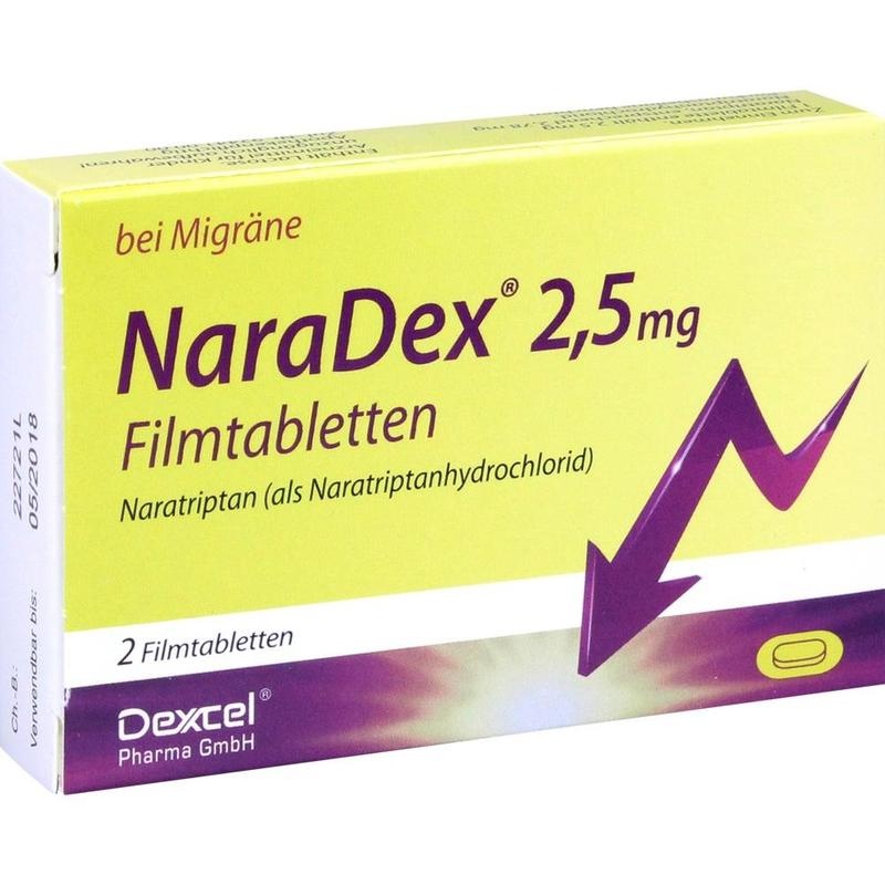 NARADEX 2,5 mg Filmtabletten