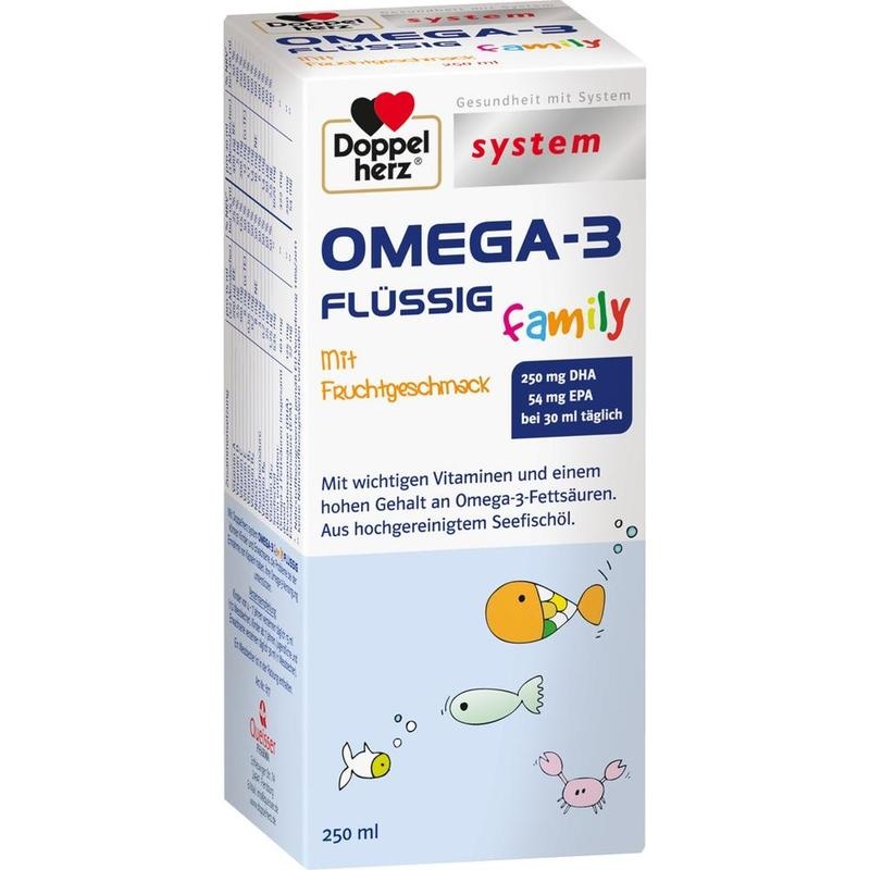 DOPPELHERZ Omega-3 flüssig family system