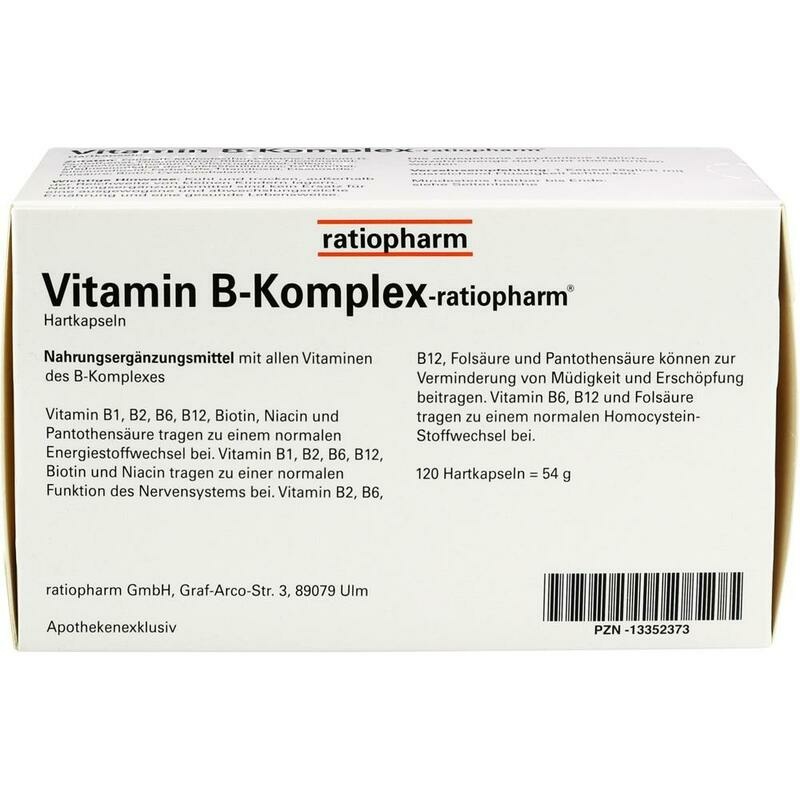 VITAMIN B-KOMPLEX-ratiopharm Kapseln