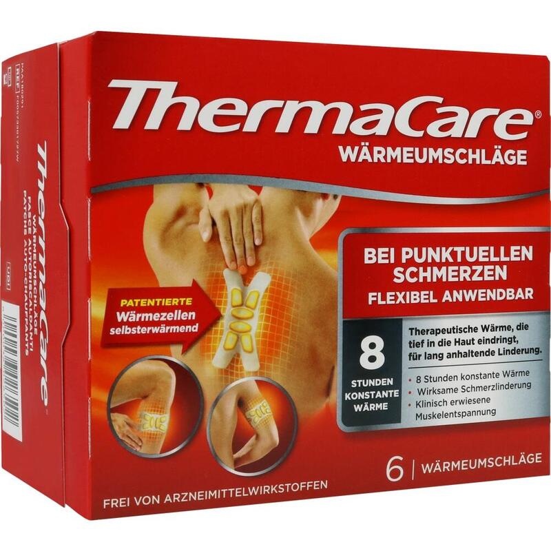 THERMACARE bei punktuellen Schmerzen Wärmeauflagen