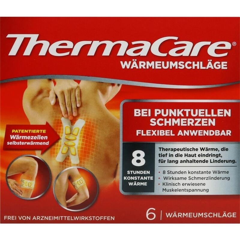 THERMACARE bei punktuellen Schmerzen Wärmeauflagen