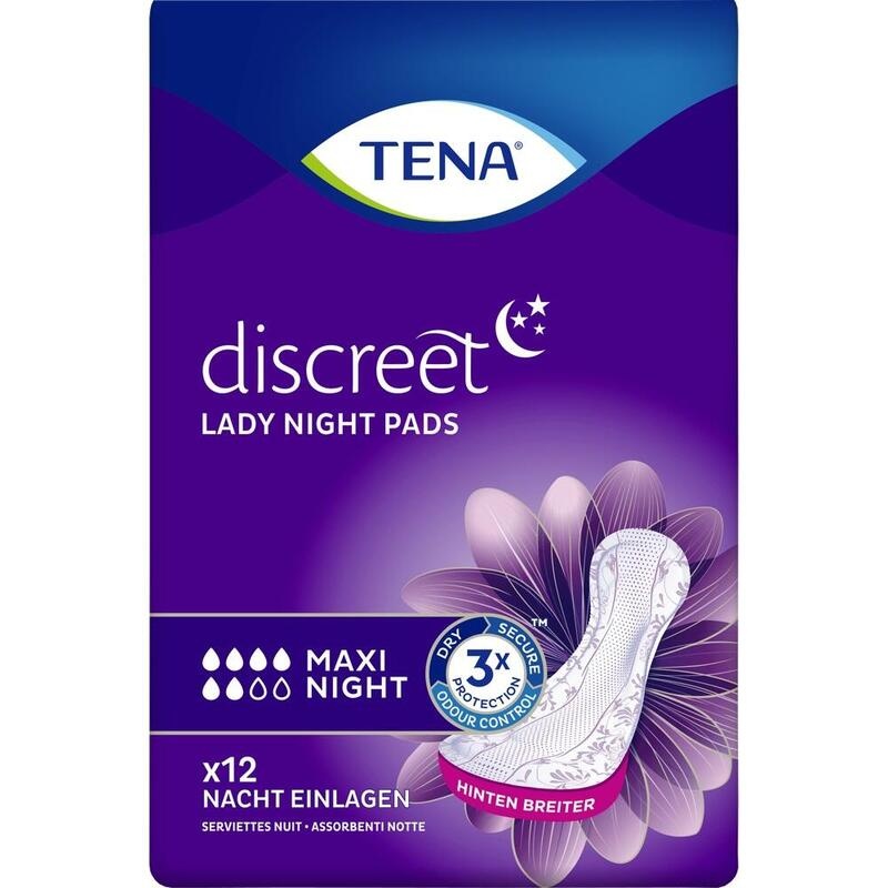 TENA LADY Discreet Inkontinenz Einlagen maxi night