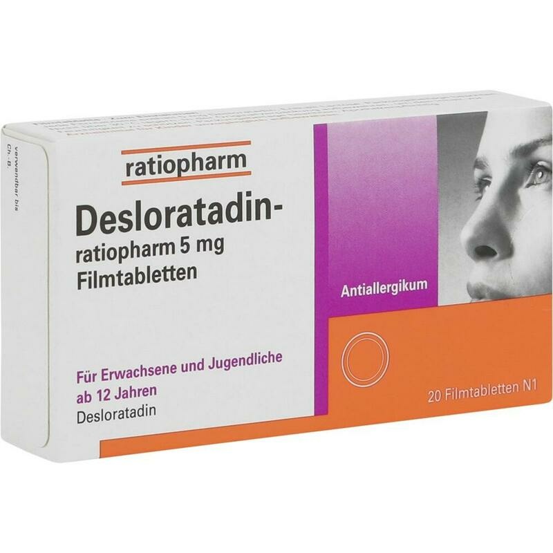 DESLORATADIN-ratiopharm 5 mg Filmtabletten