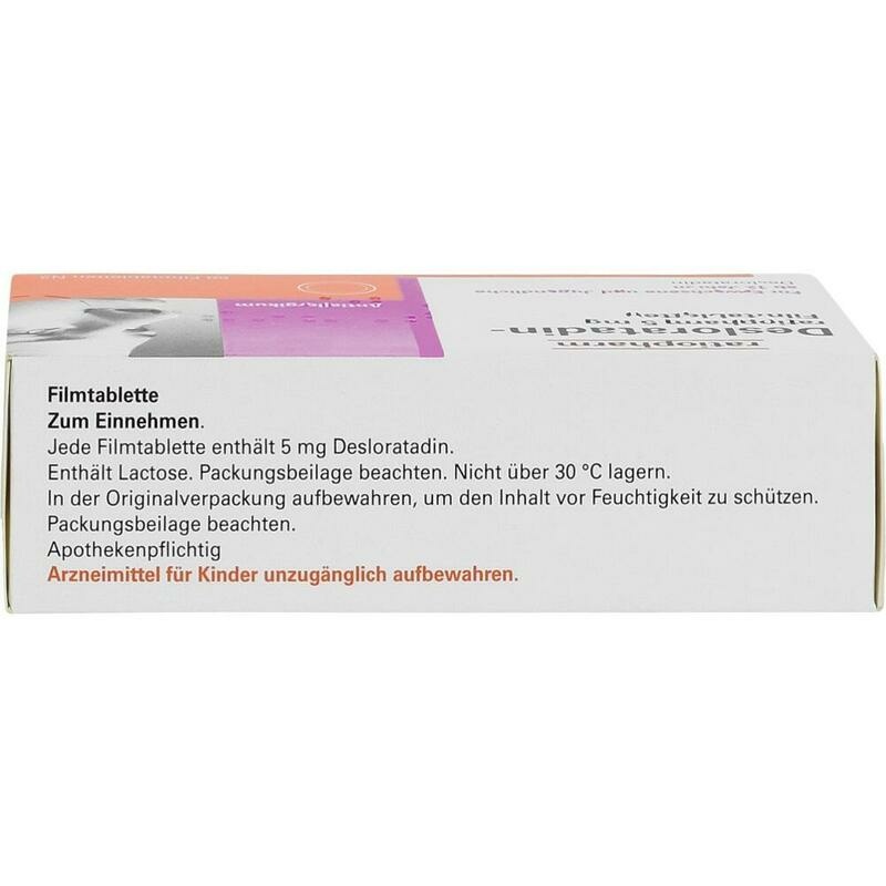 DESLORATADIN-ratiopharm 5 mg Filmtabletten