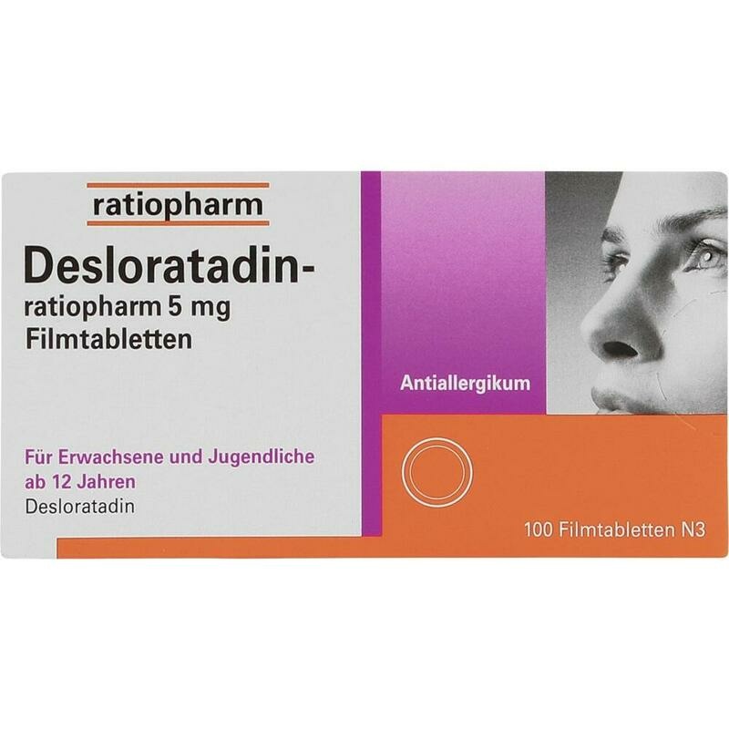 DESLORATADIN-ratiopharm 5 mg Filmtabletten