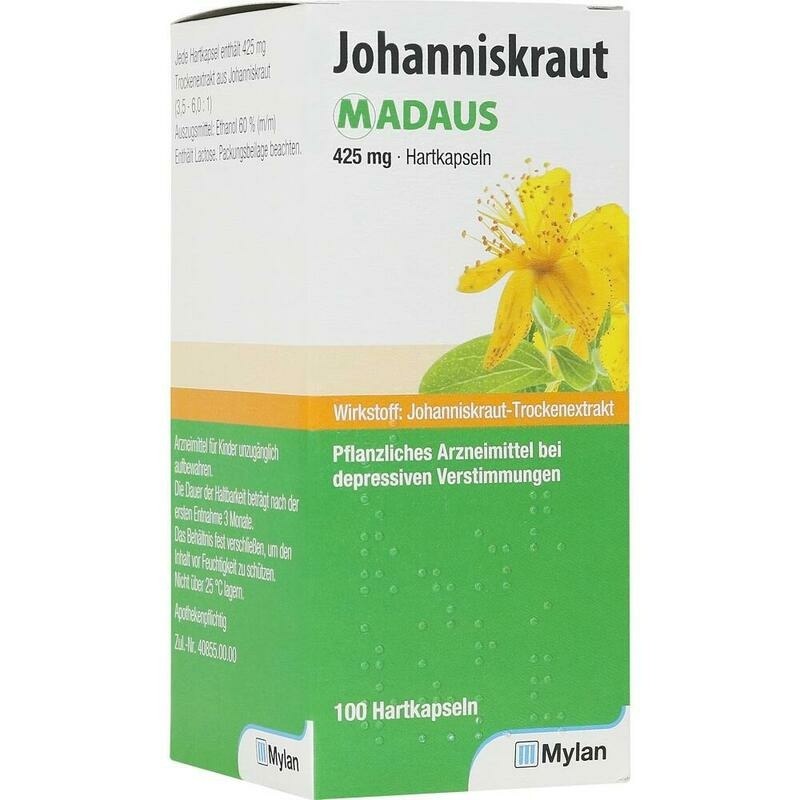 JOHANNISKRAUT MADAUS 425 mg Hartkapseln