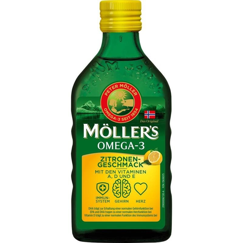 MÖLLER'S Omega-3 Zitrone Öl