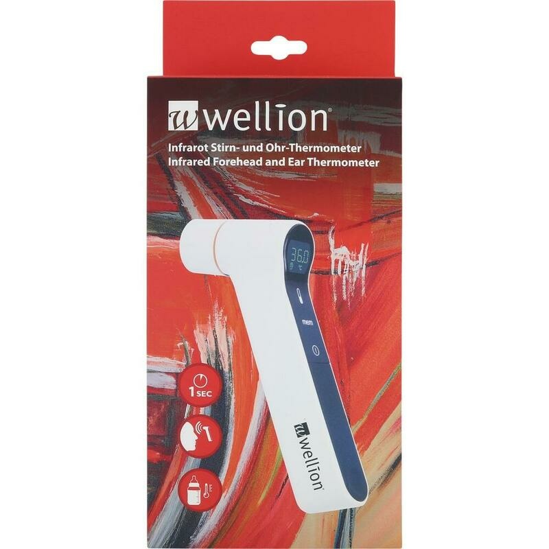 WELLION Infrarot Stirn- und Ohrthermometer