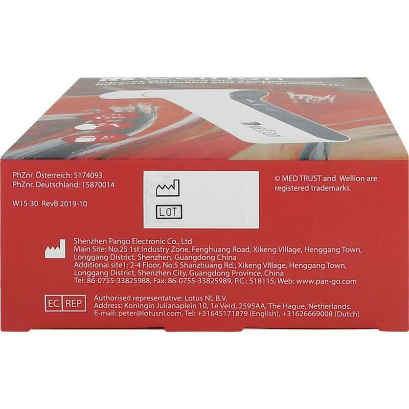 WELLION Infrarot Stirn- und Ohrthermometer