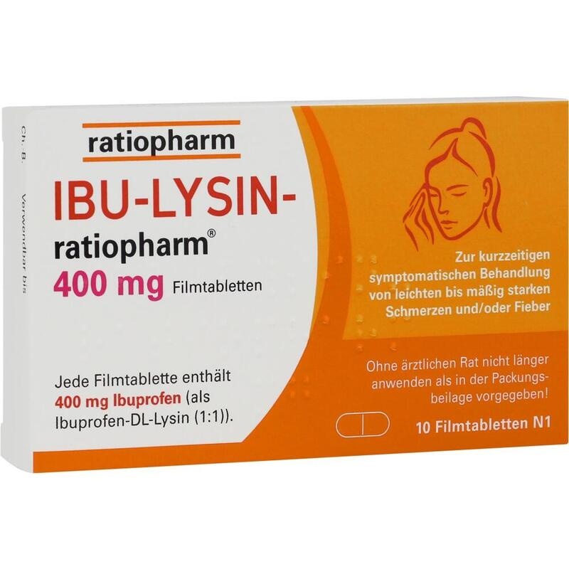 IBU-LYSIN-ratiopharm 400 mg Filmtabletten