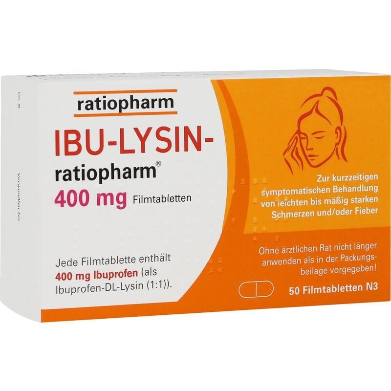 IBU-LYSIN-ratiopharm 400 mg Filmtabletten