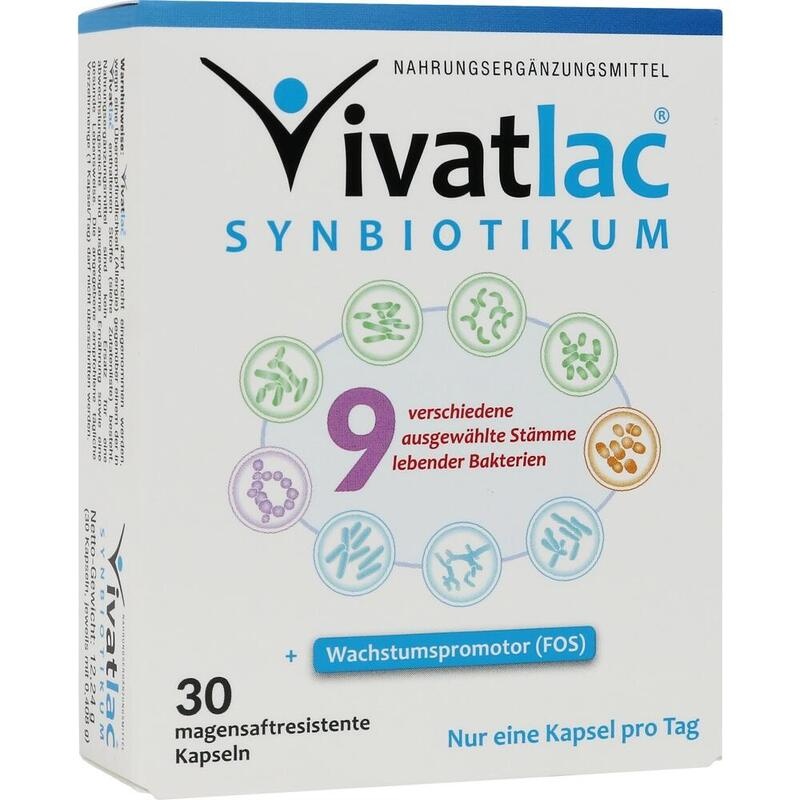 VIVATLAC SYNBIOTIKUM magensaftresistente Kapseln
