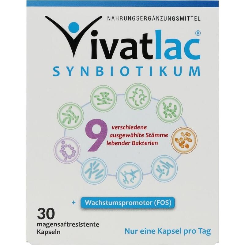 VIVATLAC SYNBIOTIKUM magensaftresistente Kapseln