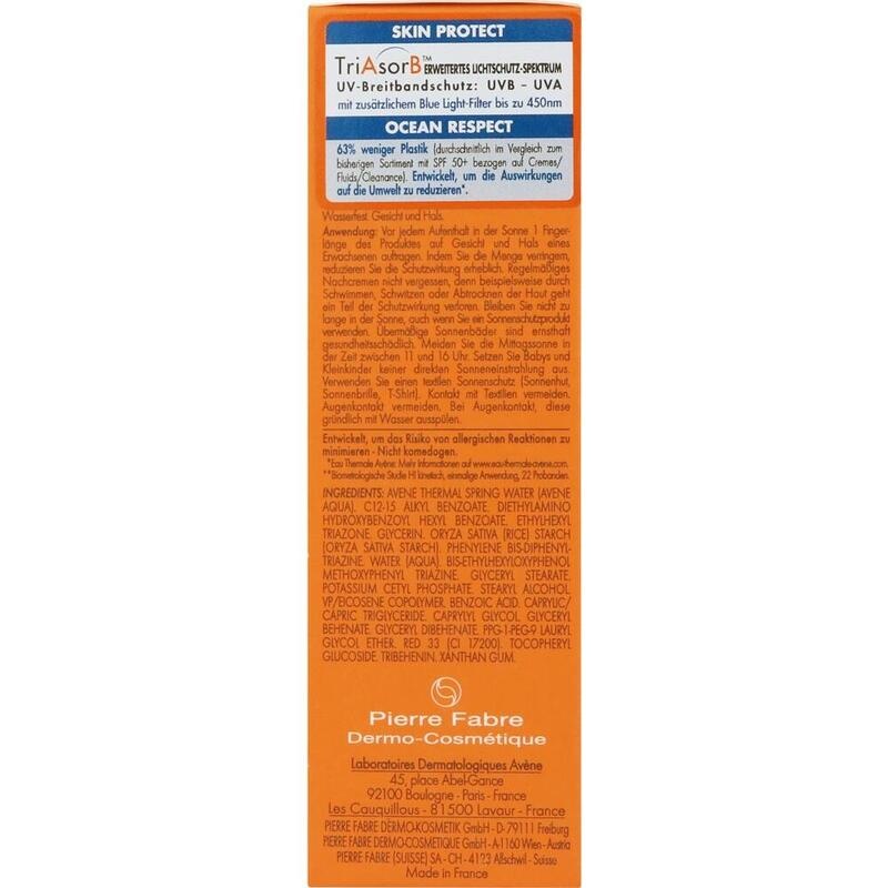 AVENE Sonnencreme SPF 50+ ohne Duftstoffe